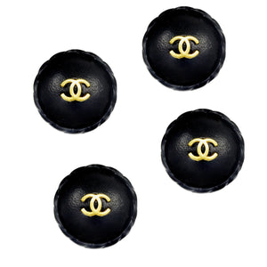 Amazing Chanel Leather Buttons - Gem de la Gem