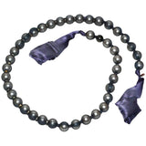 Chic Lanvin Caged Grey Pearl Necklace - Gem de la Gem
