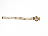 Van Cleef & Arpels Yellow Gold Pearl Bracelet Quartz Wristwatch - Gem de la Gem